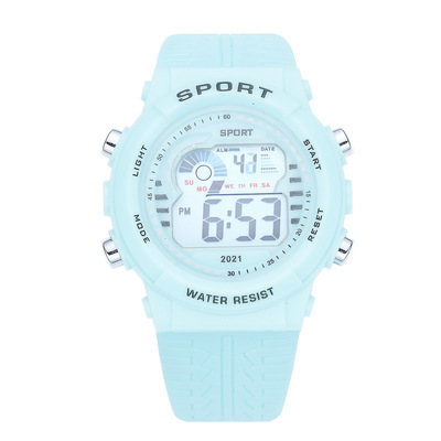 Męsko-damski zegarek LED z funkcjami sportowymi, 24-godzinny alarm i wyświetlaczem cyfrowym - Wianko - 8