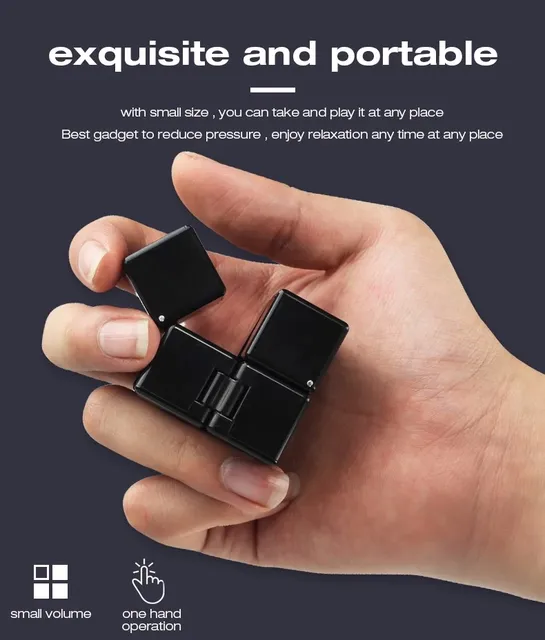 Shengshou Infinity Cube Mini - Kostka 2x2x2 o szalonej prędkości, antystresowy gadżet z prędkościami Twisty Puzzle, zabawka edukacyjna - Wianko - 6