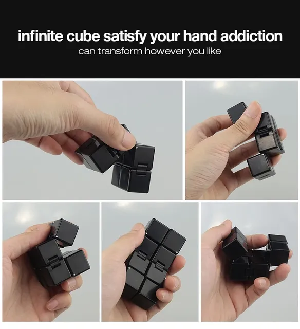 Shengshou Infinity Cube Mini - Kostka 2x2x2 o szalonej prędkości, antystresowy gadżet z prędkościami Twisty Puzzle, zabawka edukacyjna - Wianko - 5