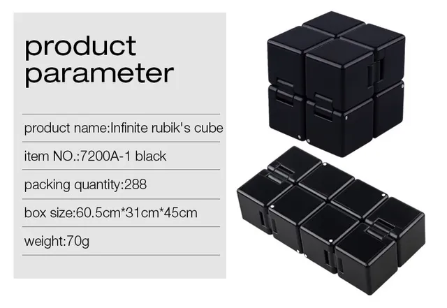 Shengshou Infinity Cube Mini - Kostka 2x2x2 o szalonej prędkości, antystresowy gadżet z prędkościami Twisty Puzzle, zabawka edukacyjna - Wianko - 10
