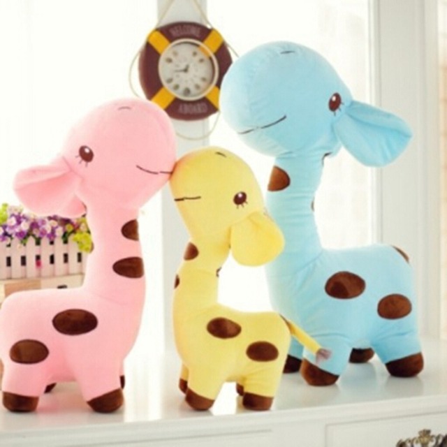 Pluszowe lalki kota z kreskówek wypełnione żyrafa dla dzieci - prezent na urodziny dla dziewczynki - Wianko - 11
