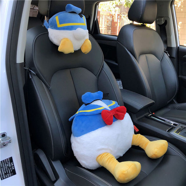 Poduszka podróżna Disney Mickey Mouse Donald Duck do samochodu - stabilizator lędźwiowy i podpora szyi - Wianko - 7