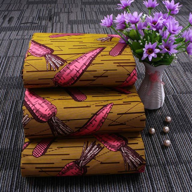 Afrykańska tkanina Ankara - autentyczne wzory Batik Nigeria, idealna do DIY szycia sukienek i sztuki - Wianko - 1