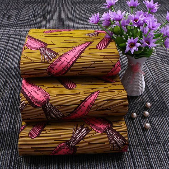Afrykańska tkanina Ankara - autentyczne wzory Batik Nigeria, idealna do DIY szycia sukienek i sztuki - Wianko - 6