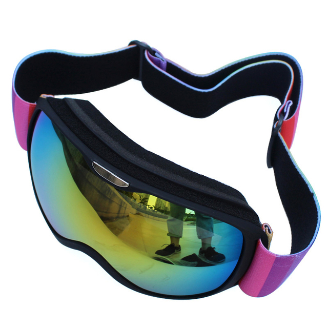 Okulary narciarskie UV400 z podwójnymi soczewkami zapobiegającymi parowaniu dla dorosłych i dzieci, idealne do sportów na świeżym powietrzu. Ochrona przed słońcem na stoku i snowboardowe gogle dla każdego! - Wianko - 24