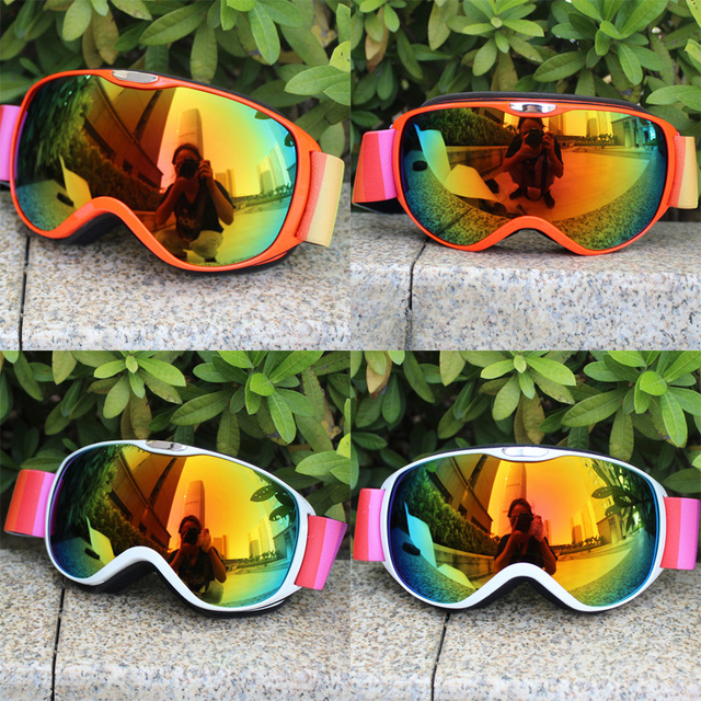 Okulary narciarskie UV400 z podwójnymi soczewkami zapobiegającymi parowaniu dla dorosłych i dzieci, idealne do sportów na świeżym powietrzu. Ochrona przed słońcem na stoku i snowboardowe gogle dla każdego! - Wianko - 3
