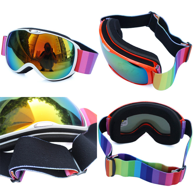 Okulary narciarskie UV400 z podwójnymi soczewkami zapobiegającymi parowaniu dla dorosłych i dzieci, idealne do sportów na świeżym powietrzu. Ochrona przed słońcem na stoku i snowboardowe gogle dla każdego! - Wianko - 5