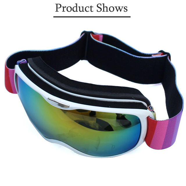 Okulary narciarskie UV400 z podwójnymi soczewkami zapobiegającymi parowaniu dla dorosłych i dzieci, idealne do sportów na świeżym powietrzu. Ochrona przed słońcem na stoku i snowboardowe gogle dla każdego! - Wianko - 16