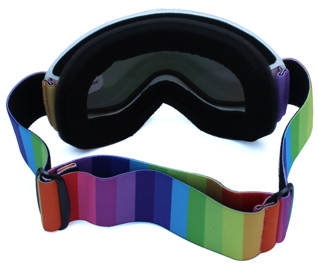 Okulary narciarskie UV400 z podwójnymi soczewkami zapobiegającymi parowaniu dla dorosłych i dzieci, idealne do sportów na świeżym powietrzu. Ochrona przed słońcem na stoku i snowboardowe gogle dla każdego! - Wianko - 19