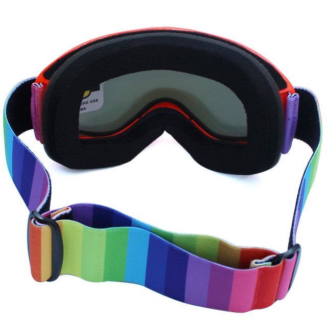 Okulary narciarskie UV400 z podwójnymi soczewkami zapobiegającymi parowaniu dla dorosłych i dzieci, idealne do sportów na świeżym powietrzu. Ochrona przed słońcem na stoku i snowboardowe gogle dla każdego! - Wianko - 23