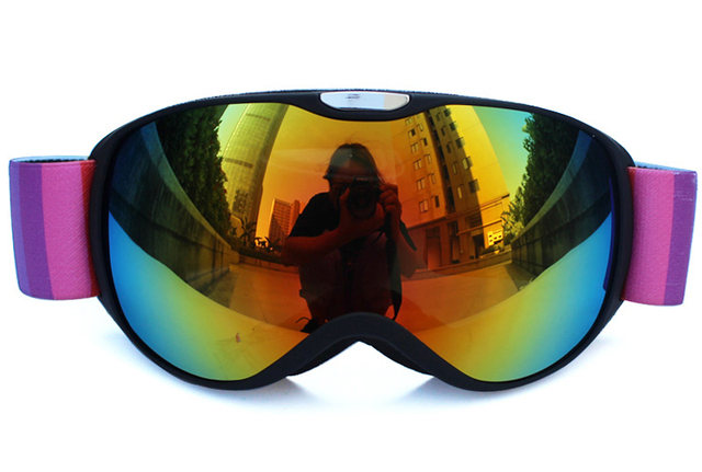 Okulary narciarskie UV400 z podwójnymi soczewkami zapobiegającymi parowaniu dla dorosłych i dzieci, idealne do sportów na świeżym powietrzu. Ochrona przed słońcem na stoku i snowboardowe gogle dla każdego! - Wianko - 25