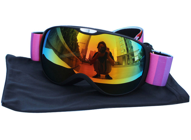 Okulary narciarskie UV400 z podwójnymi soczewkami zapobiegającymi parowaniu dla dorosłych i dzieci, idealne do sportów na świeżym powietrzu. Ochrona przed słońcem na stoku i snowboardowe gogle dla każdego! - Wianko - 14