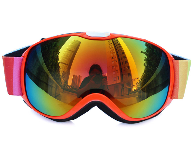 Okulary narciarskie UV400 z podwójnymi soczewkami zapobiegającymi parowaniu dla dorosłych i dzieci, idealne do sportów na świeżym powietrzu. Ochrona przed słońcem na stoku i snowboardowe gogle dla każdego! - Wianko - 21