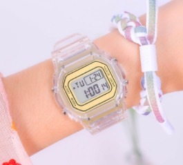 Zegarek męski LED metalowa bransoleta - Anime Theme, z funkcją budzika i animowanym motywem Cartoon - Wianko - 28