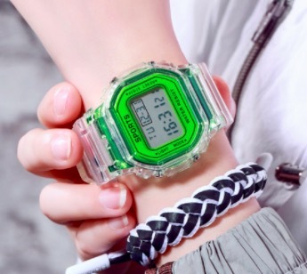 Zegarek męski LED metalowa bransoleta - Anime Theme, z funkcją budzika i animowanym motywem Cartoon - Wianko - 29