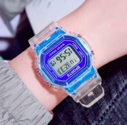 Zegarek męski LED metalowa bransoleta - Anime Theme, z funkcją budzika i animowanym motywem Cartoon - Wianko - 27