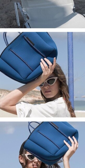 Torebka na ramię o dużej pojemności i projektantowskim designie dla kobiet - idealna na lato, plażę i zakupy - Wianko - 9