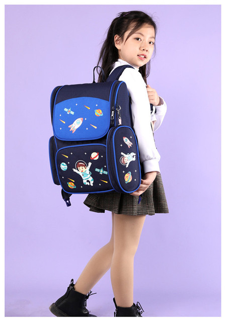 Fengdong torba szkolna elementarna dla chłopców i dziewcząt - zestaw z długopisem i piórnikiem dla uczniów szkoły podstawowej - Wianko - 5