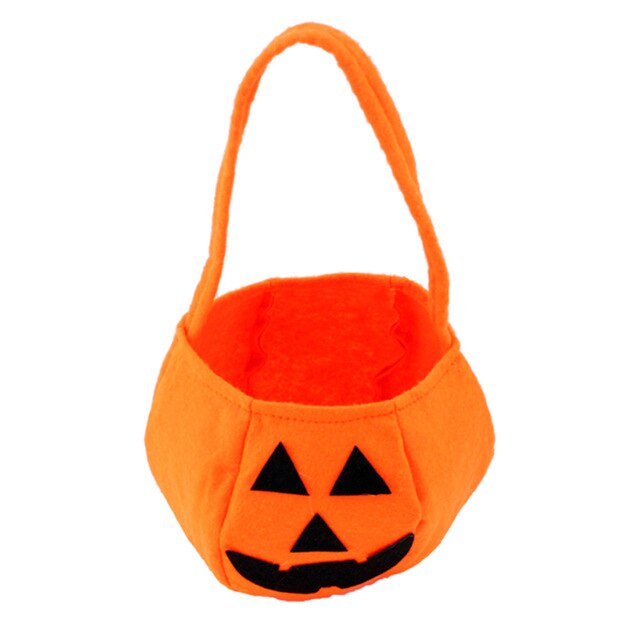 Dekoracyjna włókninowa torba w kształcie dyni na Halloween - gadżety i cukierki dla dzieci - Wianko - 3