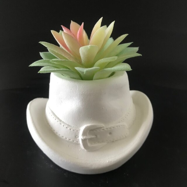 Kreatywna forma donicy silikonowej 3D Hat do wytłaczania gliny - Wianko - 6