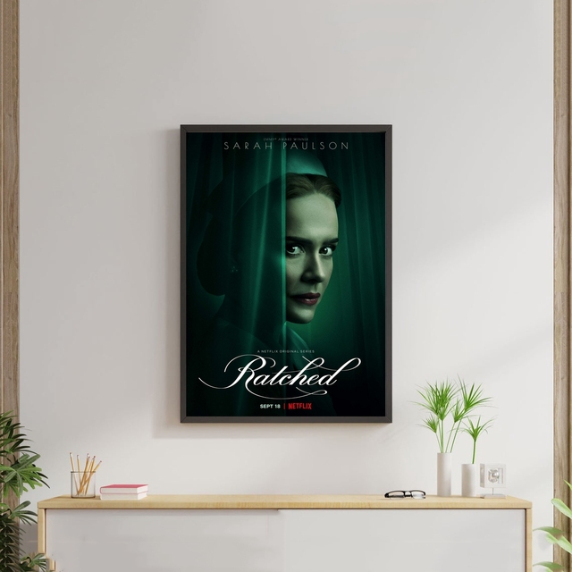 Plakat filmowy Ratched - klasyczny, drukowany obraz na płótnie, dekoracja do domu bez ramki - Wianko - 4