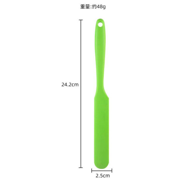 Silikonowa szpatułka odporna na wysoką temperaturę, elastyczna, nieprzywierająca, wąska - dla słoików, blendera, 9.6in/24.5cm - Wianko - 5