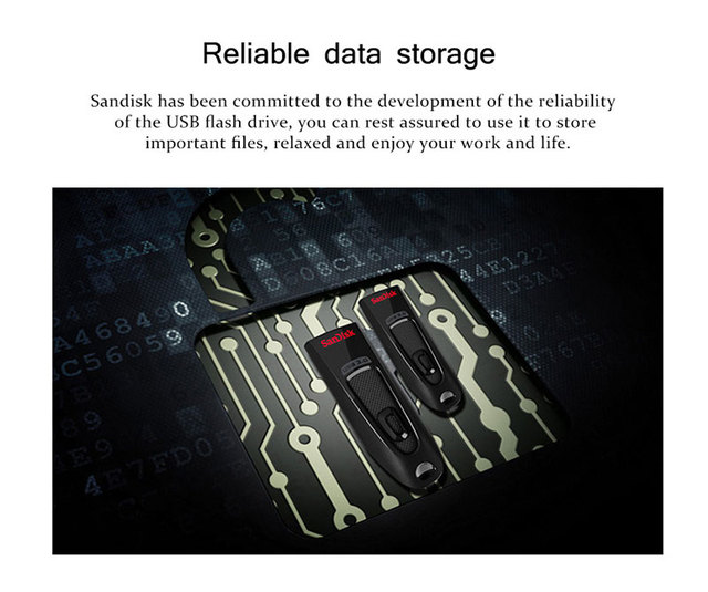 SanDisk SDCZ48 Dysk Flash USB 16GB-128GB czarny PenDrive 100 M/S - Wianko - 3