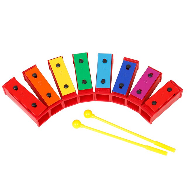 Kolorowe dźwiękowe cegły muzyczne dla dzieci - zestaw 8 sztuk - Wianko - 3