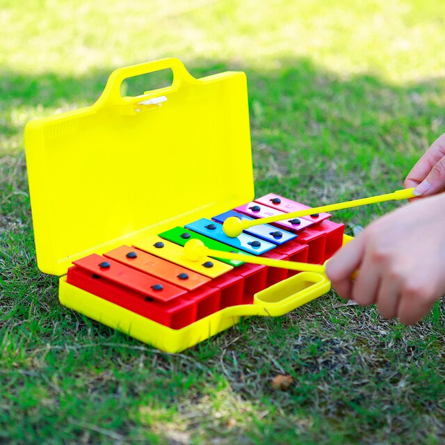 Kolorowe dźwiękowe cegły muzyczne dla dzieci - zestaw 8 sztuk - Wianko - 8