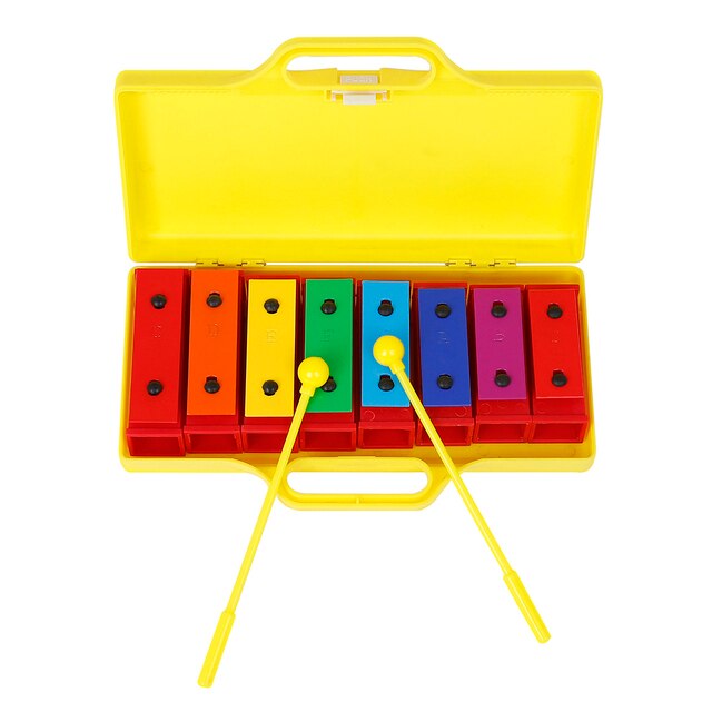 Kolorowe dźwiękowe cegły muzyczne dla dzieci - zestaw 8 sztuk - Wianko - 2