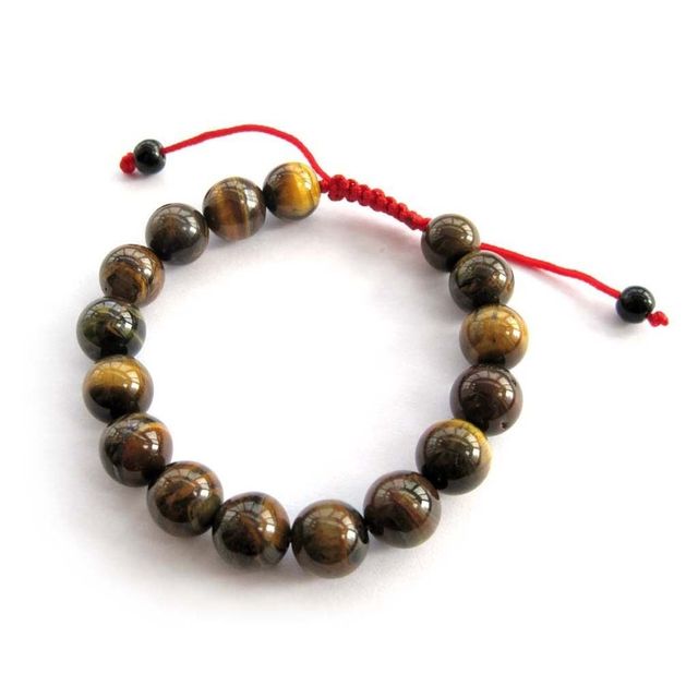Dostosowana bransoletka z koralików z szmaragdowego tygrysiego oka, 10MM, elastyczna ręka, Jade, biżuteria, moda mężczyzna kobieta szczęście amulet - Wianko - 1