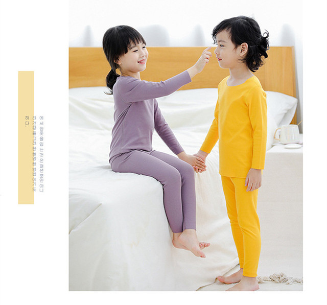Piżamy dziecięce jesienne bawełniane dla niemowląt z kreskówkowymi motywami - zestawy dla dziewcząt i chłopców - Wianko - 13