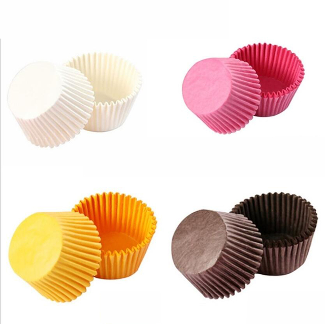 500 sztuk papierowych foremek do babeczek Muffin Liner w kształcie czekolady - stojak do pieczenia, dekorowanie i przechowywanie babeczek na wesele i inne okazje - Wianko - 3