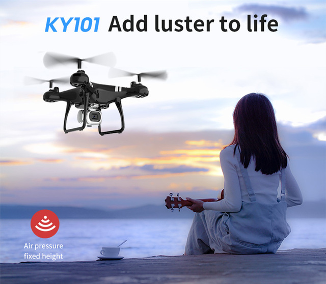 KY101 Mini Drone 4K z kamerą Dual HD, funkcją WIFI FPV, jednostronnym przyciskiem powrotu i zabawką dla chłopców - Wianko - 5
