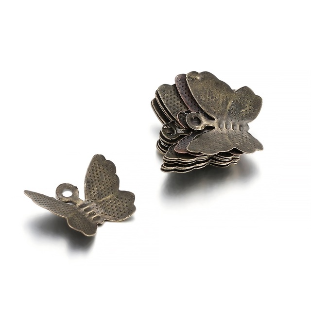 Wisiorki, bransoletki, naszyjnik - 100 sztuk/partia, metalowe, złote charms do tworzenia biżuterii DIY - Wianko - 2