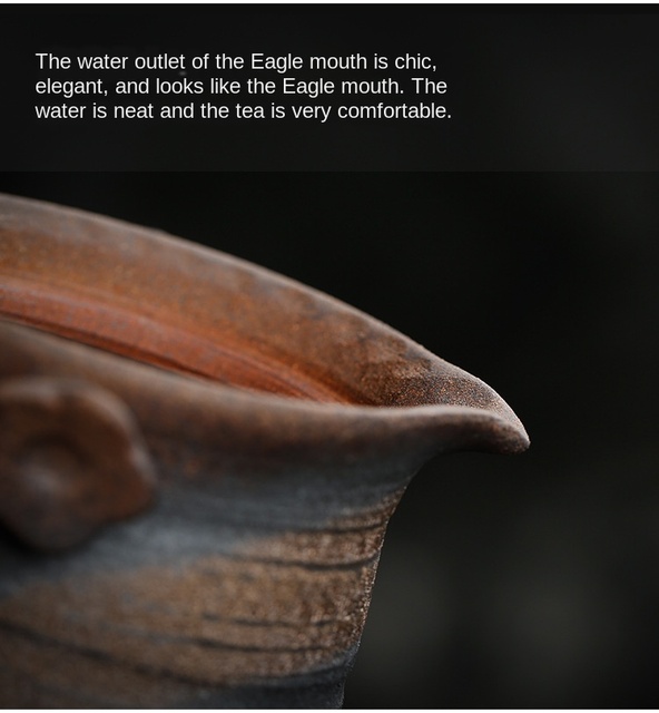 Dzbanek na herbatę japoński styl Kung Fu Pu'er Handmade Vintage z drewnianą wazą i ceramiczną czarką Gaiwan - Wianko - 10