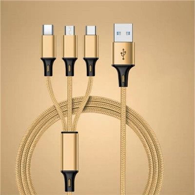 Uniwersalny kabel ładowania USB 3 w 1 - szybkie ładowanie i wielofunkcyjność - Wianko - 14