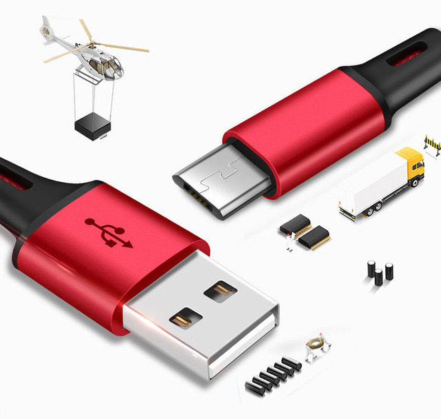 Uniwersalny kabel ładowania USB 3 w 1 - szybkie ładowanie i wielofunkcyjność - Wianko - 3