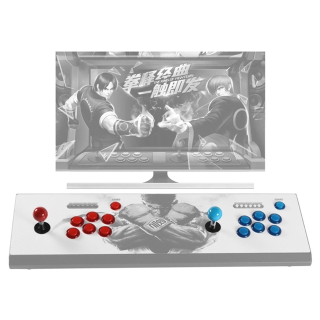 Zestaw 2 graczy do gier arcade Y8AE DIY z płytą sterującą, joystickiem i 20 przyciskami LED - Wianko - 2