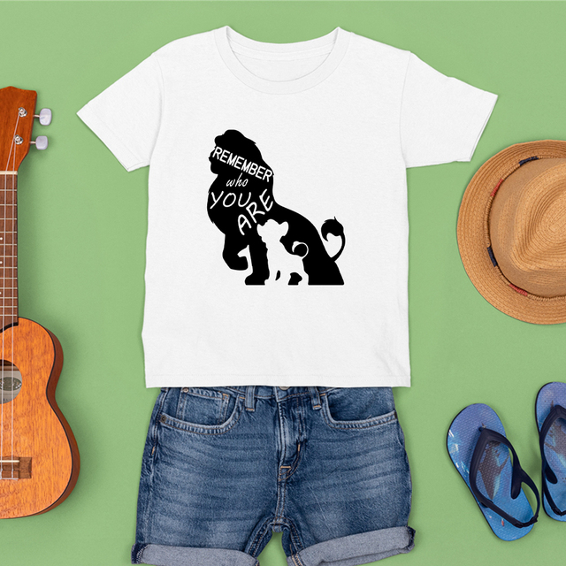 Koszulka Disney HAKUNA MATATA dla dzieci z grafiką alfabetu - Wianko - 15