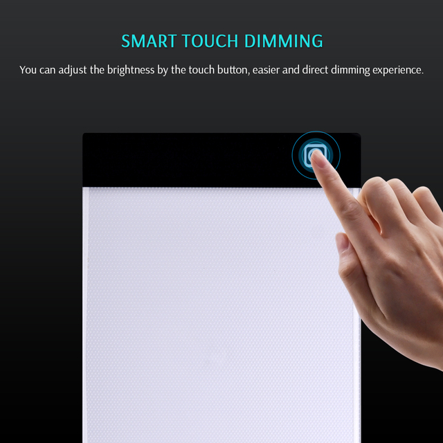 Cyfrowy tablet CHIPAL A5 do rysowania i kopiowania grafiki - podkładka LED USB z funkcją tracenia - Wianko - 8
