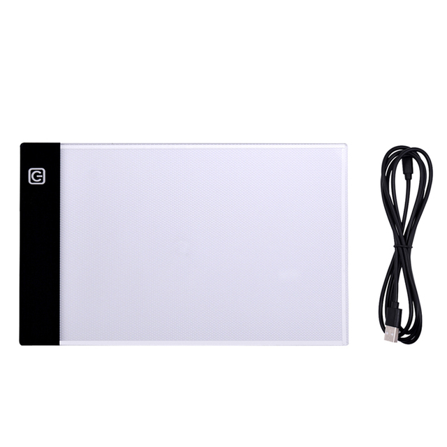 Cyfrowy tablet CHIPAL A5 do rysowania i kopiowania grafiki - podkładka LED USB z funkcją tracenia - Wianko - 12