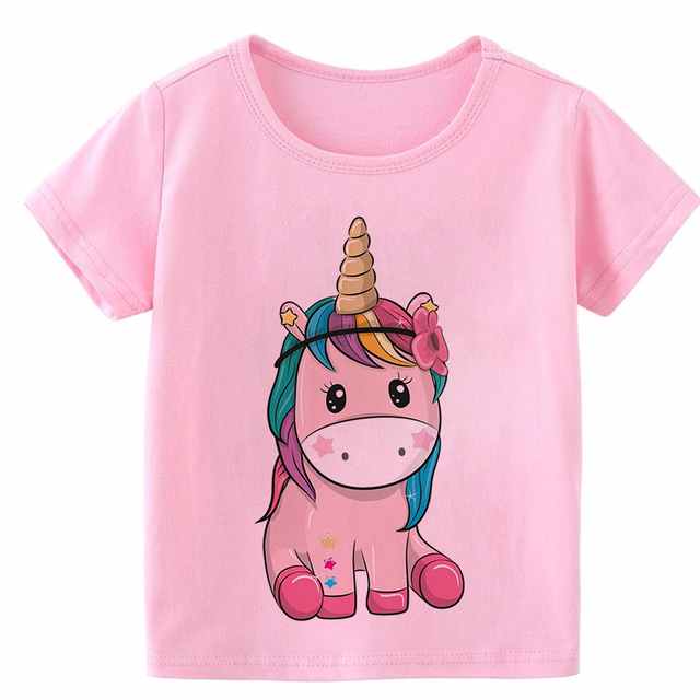 2021 Koszulka dziecięca różowa Panda T dla chłopców i dziewczynek z krótkim rękawem - Casual - Wianko - 8