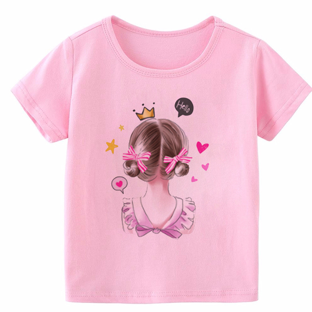 2021 Koszulka dziecięca różowa Panda T dla chłopców i dziewczynek z krótkim rękawem - Casual - Wianko - 21