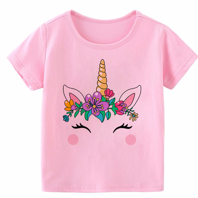 2021 Koszulka dziecięca różowa Panda T dla chłopców i dziewczynek z krótkim rękawem - Casual - Wianko - 19