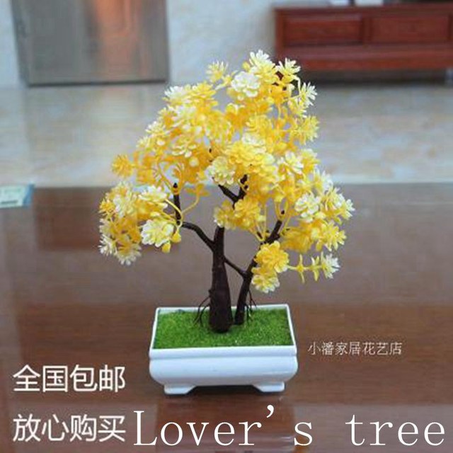 1 sztuka symulacji małego bonsai w doniczce - Wianko - 15