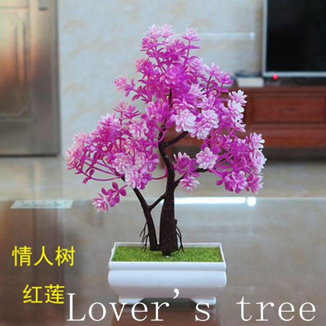 1 sztuka symulacji małego bonsai w doniczce - Wianko - 14