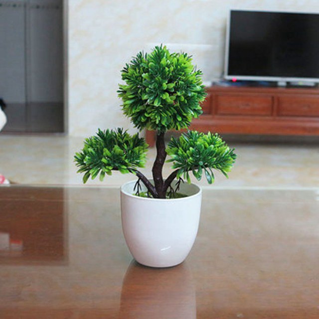 1 sztuka symulacji małego bonsai w doniczce - Wianko - 17