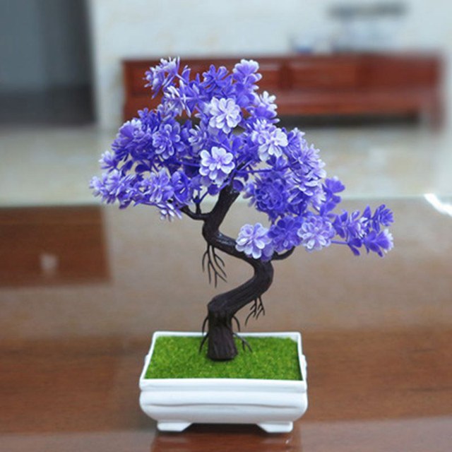 1 sztuka symulacji małego bonsai w doniczce - Wianko - 28