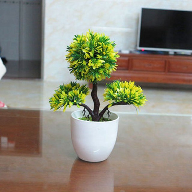 1 sztuka symulacji małego bonsai w doniczce - Wianko - 19